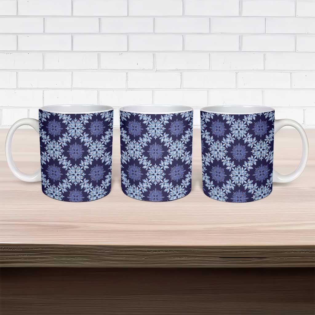 Palaka Hawaiian Quilt Seamless Pattern Ceramic Mug - Polynesian Pride