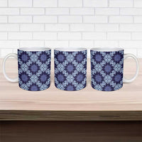 Palaka Hawaiian Quilt Seamless Pattern Ceramic Mug - Polynesian Pride