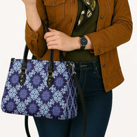 Palaka Hawaiian Quilt Seamless Pattern Leather Bag - Polynesian Pride