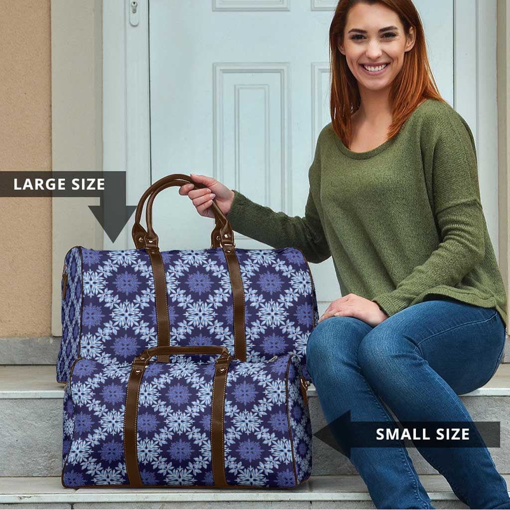 Palaka Hawaiian Quilt Seamless Pattern Travel Bag - Polynesian Pride