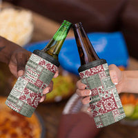 Mele Kalikimaka Hawaii Christmas 4 in 1 Can Cooler Tumbler Aloha Spirit with Hawaiian Quilt Pattern LT9 - Polynesian Pride