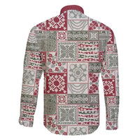 Mele Kalikimaka Hawaii Christmas Family Matching Long Sleeve Bodycon Dress and Hawaiian Shirt Aloha Spirit with Hawaiian Quilt Pattern LT9 - Polynesian Pride