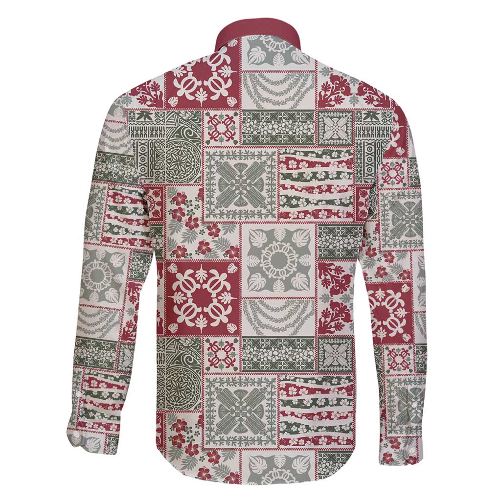 Mele Kalikimaka Hawaii Christmas Family Matching Short Sleeve Bodycon Dress and Hawaiian Shirt Aloha Spirit with Hawaiian Quilt Pattern LT9 - Polynesian Pride