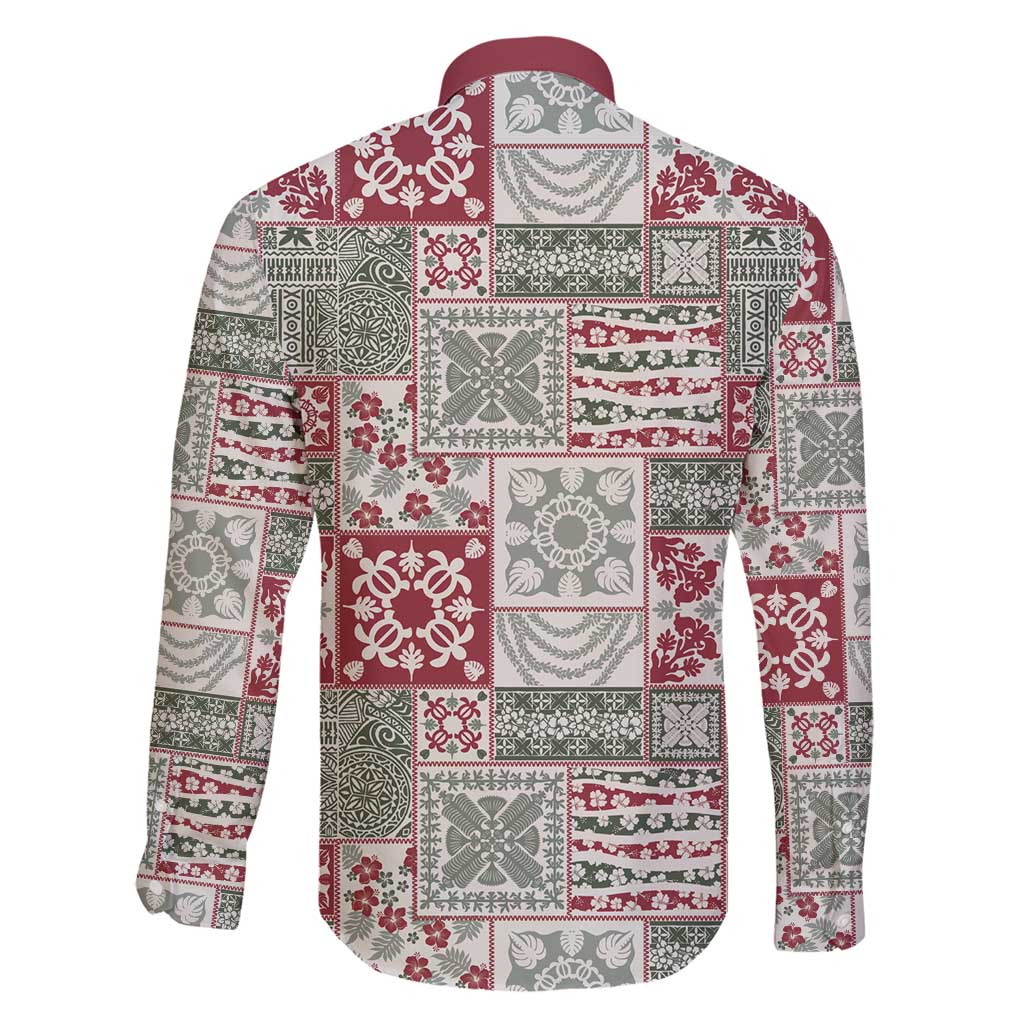 Mele Kalikimaka Hawaii Christmas Family Matching Tank Maxi Dress and Hawaiian Shirt Aloha Spirit with Hawaiian Quilt Pattern LT9 - Polynesian Pride