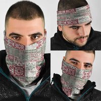 Mele Kalikimaka Hawaii Christmas Neck Gaiter Aloha Spirit with Hawaiian Quilt Pattern - Polynesian Pride