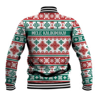 Mele Kalikimaka Hawaii Christmas Baseball Jacket Hawaiian Quilt Pattern Style LT9 - Polynesian Pride