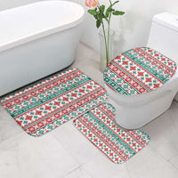 Mele Kalikimaka Hawaii Christmas Bathroom Set Hawaiian Quilt Pattern Style LT9 - Polynesian Pride