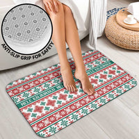 Mele Kalikimaka Hawaii Christmas Bathroom Set Hawaiian Quilt Pattern Style LT9 - Polynesian Pride
