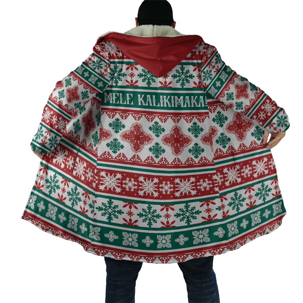 Mele Kalikimaka Hawaii Christmas Cloak Hawaiian Quilt Pattern Style LT9 - Polynesian Pride