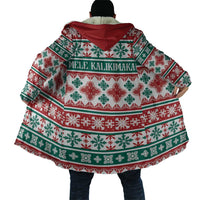 Mele Kalikimaka Hawaii Christmas Cloak Hawaiian Quilt Pattern Style LT9 - Polynesian Pride