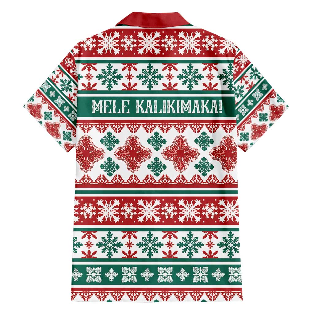 Mele Kalikimaka Hawaii Christmas Family Matching Off Shoulder Maxi Dress and Hawaiian Shirt Hawaiian Quilt Pattern Style LT9 - Polynesian Pride