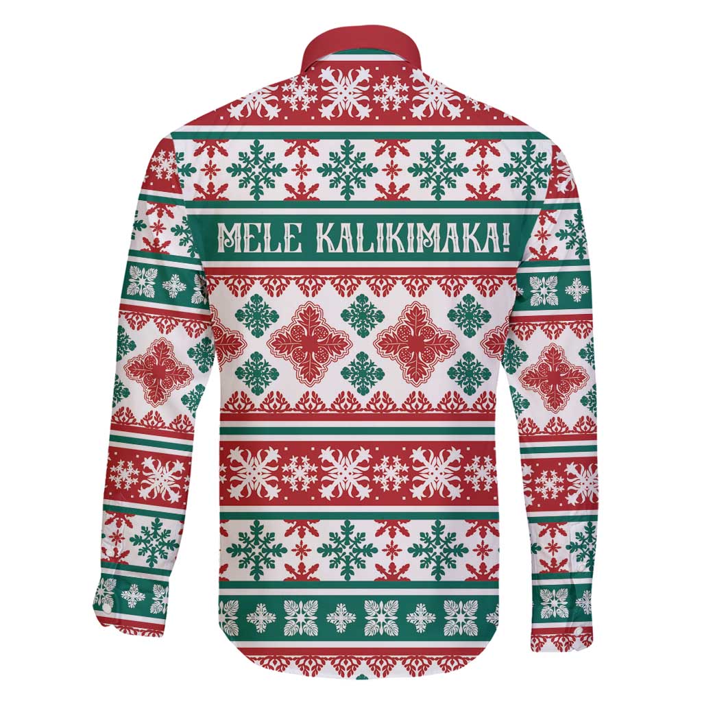 Mele Kalikimaka Hawaii Christmas Family Matching Summer Maxi Dress and Hawaiian Shirt Hawaiian Quilt Pattern Style LT9 - Polynesian Pride