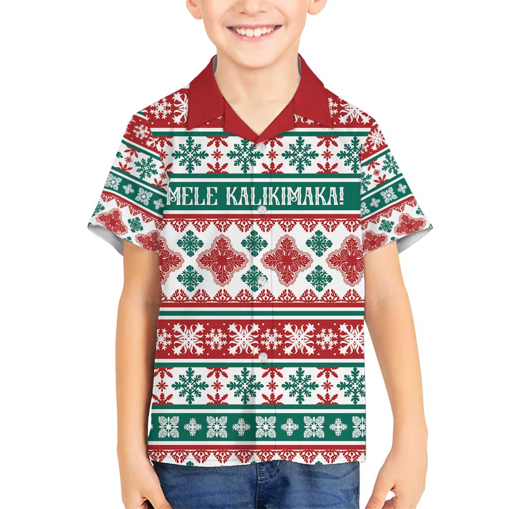 Mele Kalikimaka Hawaii Christmas Family Matching Summer Maxi Dress and Hawaiian Shirt Hawaiian Quilt Pattern Style LT9 Son's Shirt Beige - Polynesian Pride