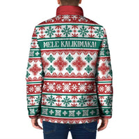 Mele Kalikimaka Hawaii Christmas Padded Jacket Hawaiian Quilt Pattern Style LT9 - Polynesian Pride