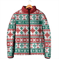 Mele Kalikimaka Hawaii Christmas Padded Jacket Hawaiian Quilt Pattern Style LT9 - Polynesian Pride