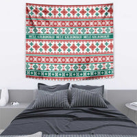 Mele Kalikimaka Hawaii Christmas Tapestry Hawaiian Quilt Pattern Style LT9 - Polynesian Pride
