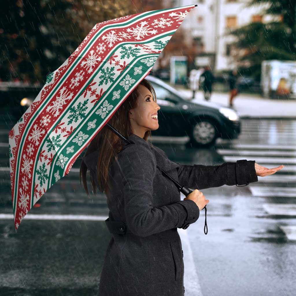 Mele Kalikimaka Hawaii Christmas Umbrella Hawaiian Quilt Pattern Style - Polynesian Pride