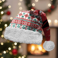 Santa Surf Mele Kalikimaka Personalized Christmas Santa Hat Aloha Tropical Christmas Vibes - Polynesian Pride