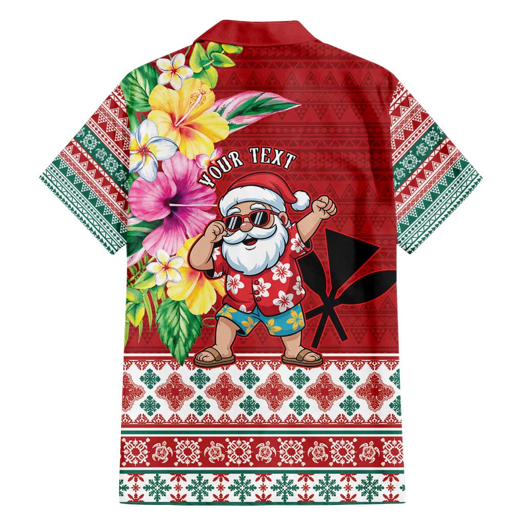 Santa Surf Mele Kalikimaka Personalized Family Matching Summer Maxi Dress and Hawaiian Shirt Aloha Tropical Christmas Vibes LT9 - Polynesian Pride