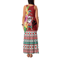Santa Surf Mele Kalikimaka Personalized Family Matching Tank Maxi Dress and Hawaiian Shirt Aloha Tropical Christmas Vibes LT9 - Polynesian Pride