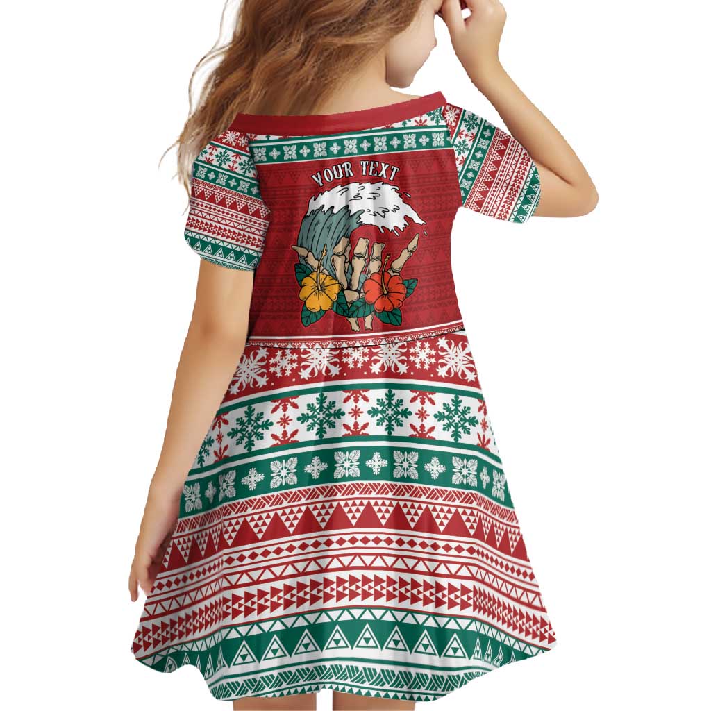Shaka Sign Skull Mele Kalikimaka Personalized Family Matching Off Shoulder Maxi Dress and Hawaiian Shirt Hawaiian Quilt Pattern LT9 - Polynesian Pride