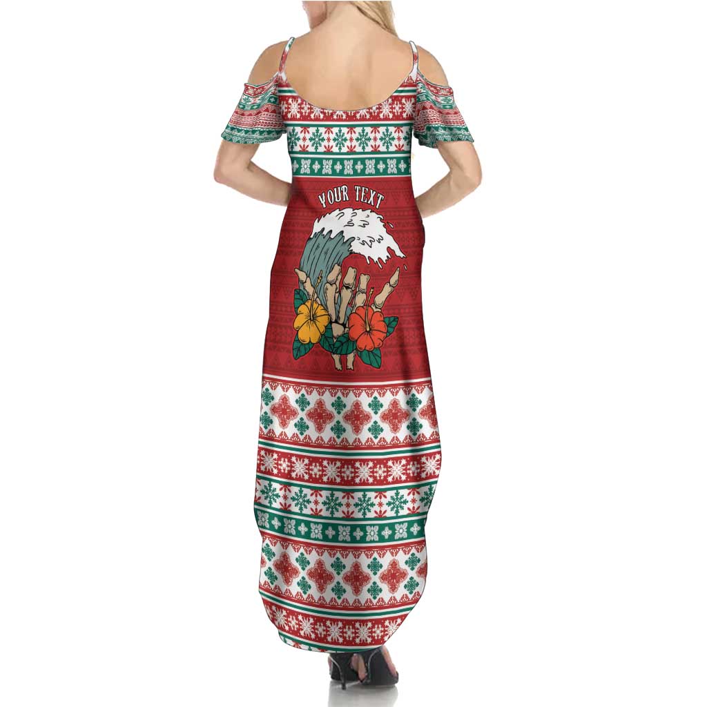 Shaka Sign Skull Mele Kalikimaka Personalized Family Matching Summer Maxi Dress and Hawaiian Shirt Hawaiian Quilt Pattern LT9 - Polynesian Pride