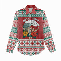 Shaka Sign Skull Mele Kalikimaka Personalized Women Casual Shirt Hawaiian Quilt Pattern - Polynesian Pride