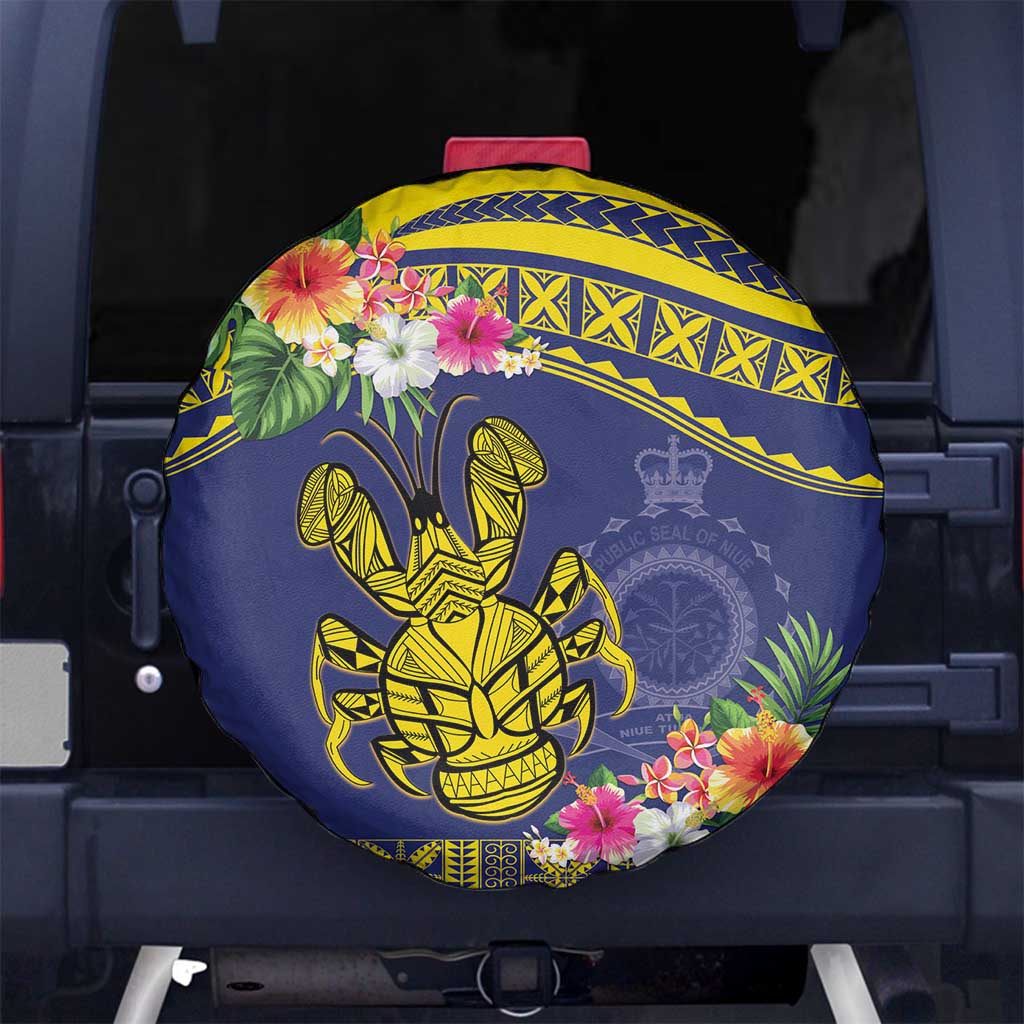 Niue Coconut Crab Spare Tire Cover Rock of Polynesia LT9 - Polynesian Pride