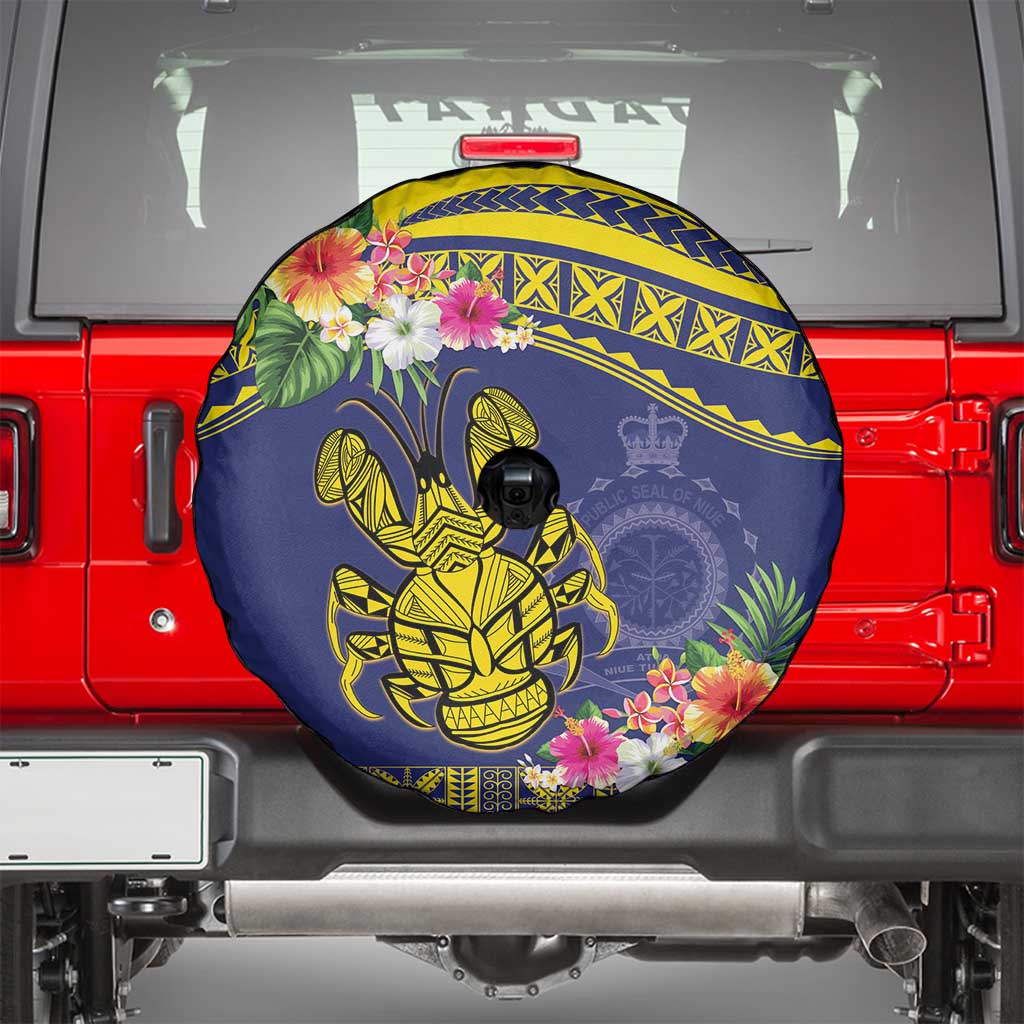 Niue Coconut Crab Spare Tire Cover Rock of Polynesia LT9 - Polynesian Pride