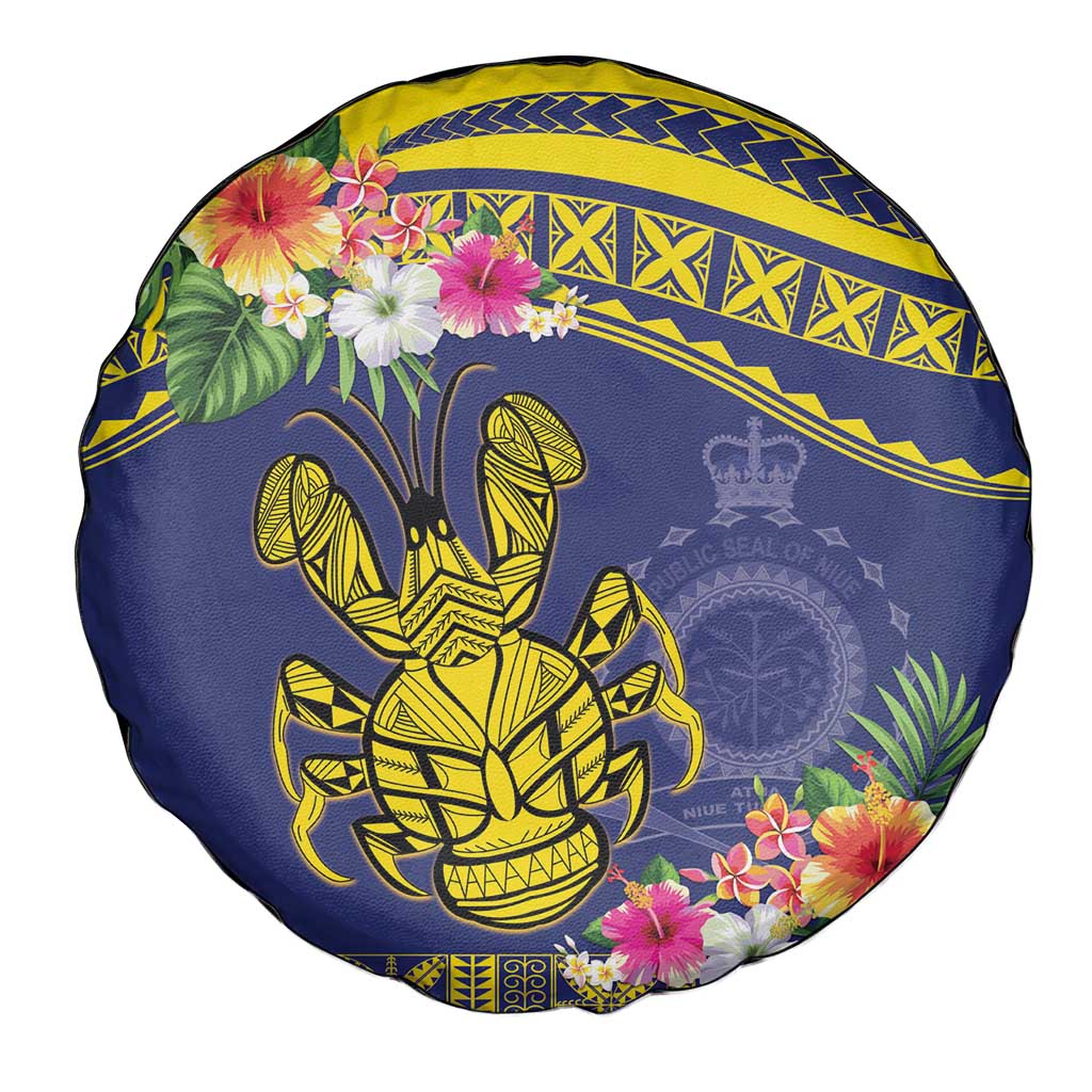 Niue Coconut Crab Spare Tire Cover Rock of Polynesia LT9 - Polynesian Pride