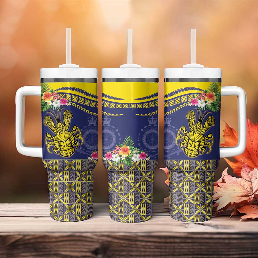 Niue Coconut Crab Tumbler With Handle Rock of Polynesia LT9 - Polynesian Pride