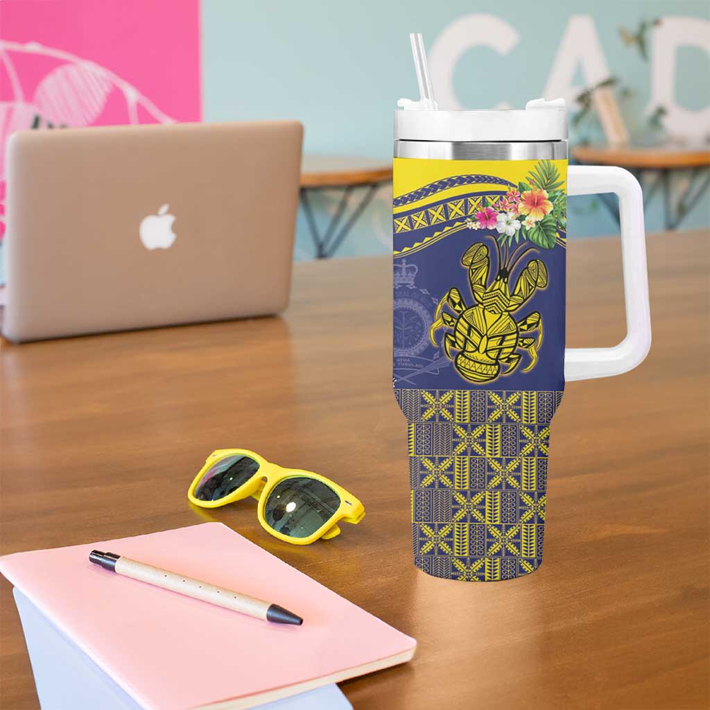 Niue Coconut Crab Tumbler With Handle Rock of Polynesia LT9 - Polynesian Pride