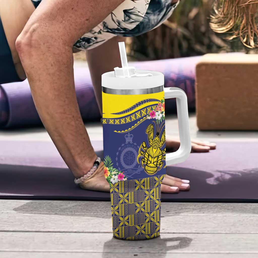 Niue Coconut Crab Tumbler With Handle Rock of Polynesia LT9 - Polynesian Pride