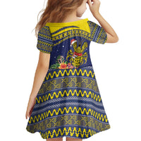 Monuina e Kilisimasi Niue Christmas Family Matching Mermaid Dress and Hawaiian Shirt Niuean Tribal Pattern LT9 - Polynesian Pride