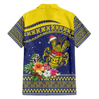 Monuina e Kilisimasi Niue Christmas Family Matching Short Sleeve Bodycon Dress and Hawaiian Shirt Niuean Tribal Pattern LT9 - Polynesian Pride