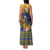 Monuina e Kilisimasi Niue Christmas Family Matching Tank Maxi Dress and Hawaiian Shirt Niuean Tribal Pattern LT9 - Polynesian Pride