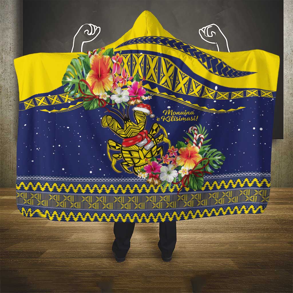 Monuina e Kilisimasi Niue Christmas Hooded Blanket Niuean Tribal Pattern LT9 - Polynesian Pride