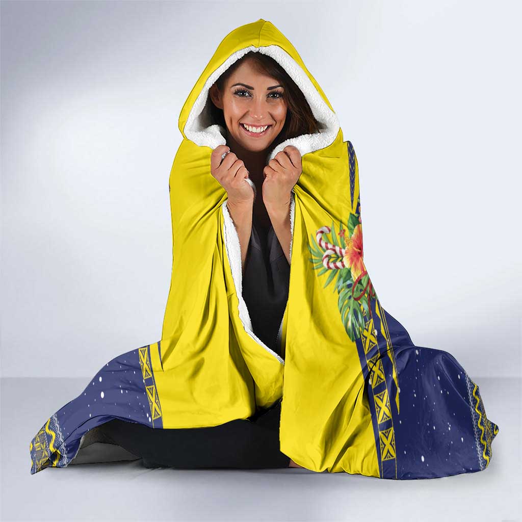 Monuina e Kilisimasi Niue Christmas Hooded Blanket Niuean Tribal Pattern LT9 - Polynesian Pride