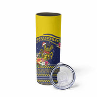 Monuina e Kilisimasi Niue Christmas Skinny Tumbler Niuean Tribal Pattern LT9 - Polynesian Pride