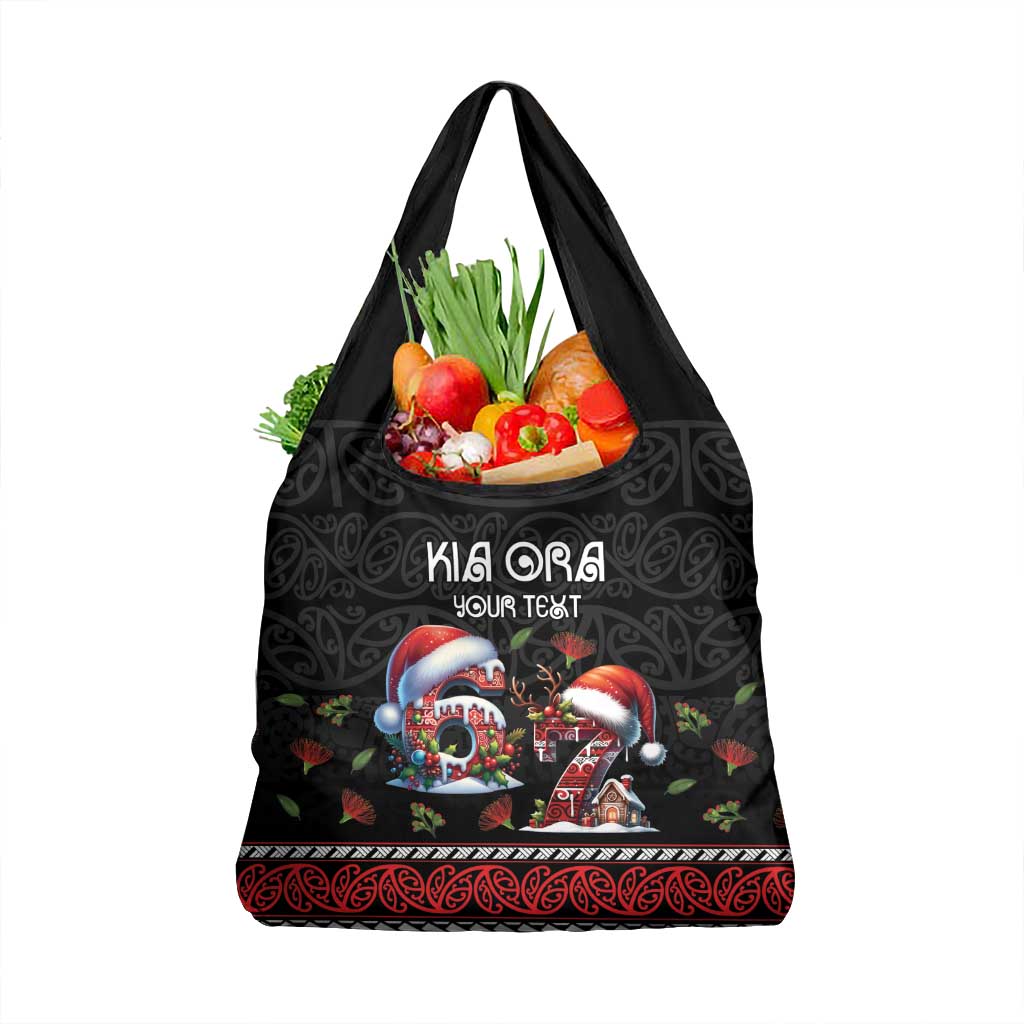 Aotearoa Six Seven Personalized Grocery Bag New Zealand Funny Christmas - Polynesian Pride