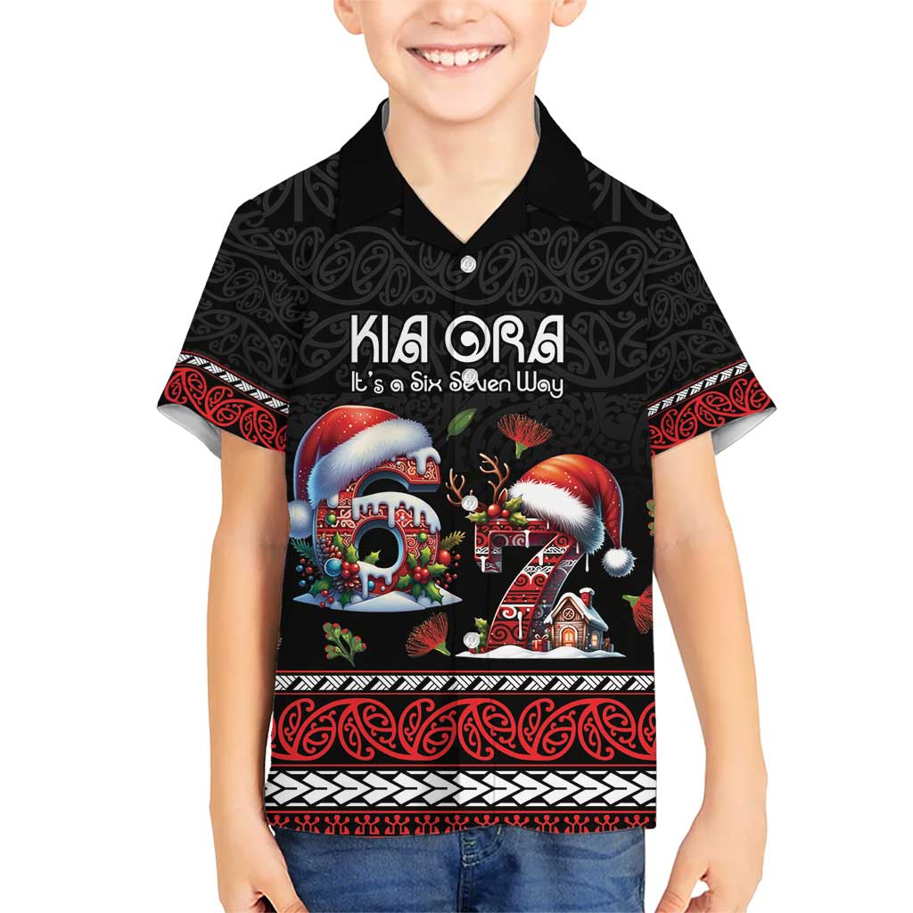Aotearoa Six Seven Personalized Hawaiian Shirt New Zealand Funny Christmas - Polynesian Pride