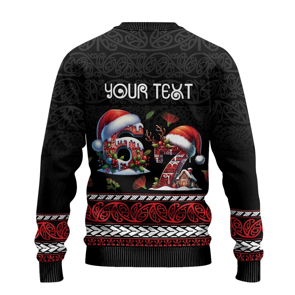 Aotearoa Six Seven Personalized Ugly Christmas Sweater New Zealand Funny Christmas LT9 - Polynesian Pride