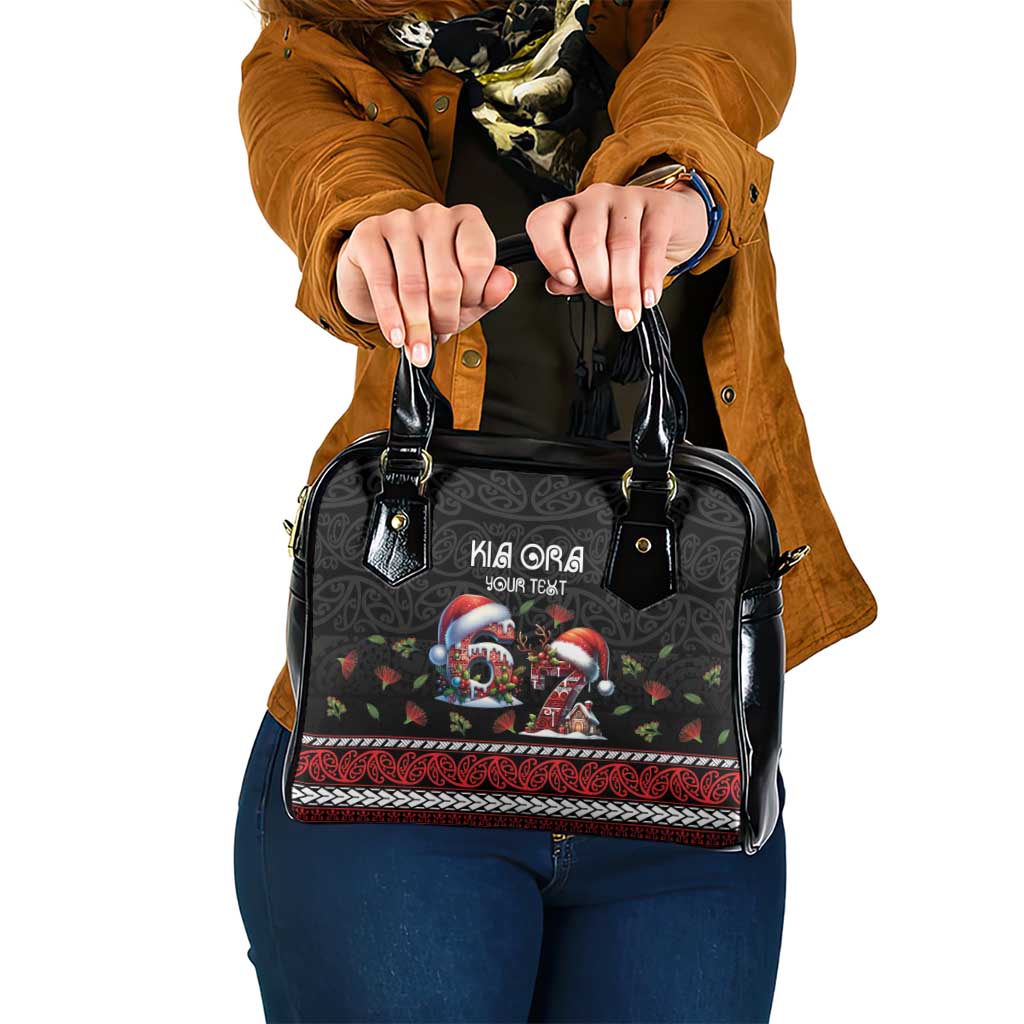 Aotearoa Six Seven Personalized Shoulder Handbag New Zealand Funny Christmas - Polynesian Pride