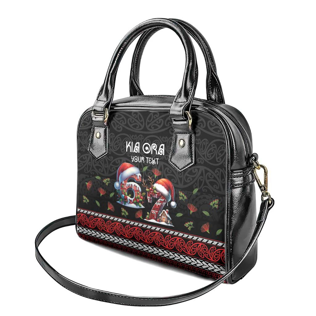 Aotearoa Six Seven Personalized Shoulder Handbag New Zealand Funny Christmas - Polynesian Pride