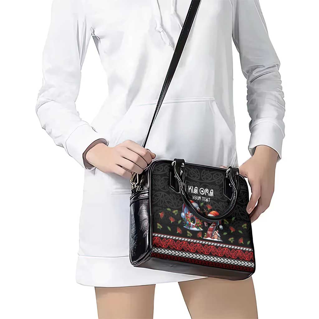 Aotearoa Six Seven Personalized Shoulder Handbag New Zealand Funny Christmas - Polynesian Pride