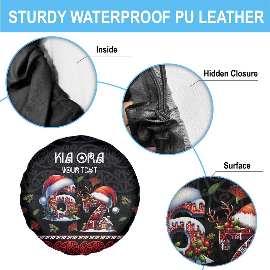 Aotearoa Six Seven Personalized Spare Tire Cover New Zealand Funny Christmas - Polynesian Pride