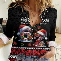 Aotearoa Six Seven Personalized Women Casual Shirt New Zealand Funny Christmas - Polynesian Pride