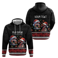 Aotearoa Six Seven Personalized Zip Hoodie New Zealand Funny Christmas - Polynesian Pride
