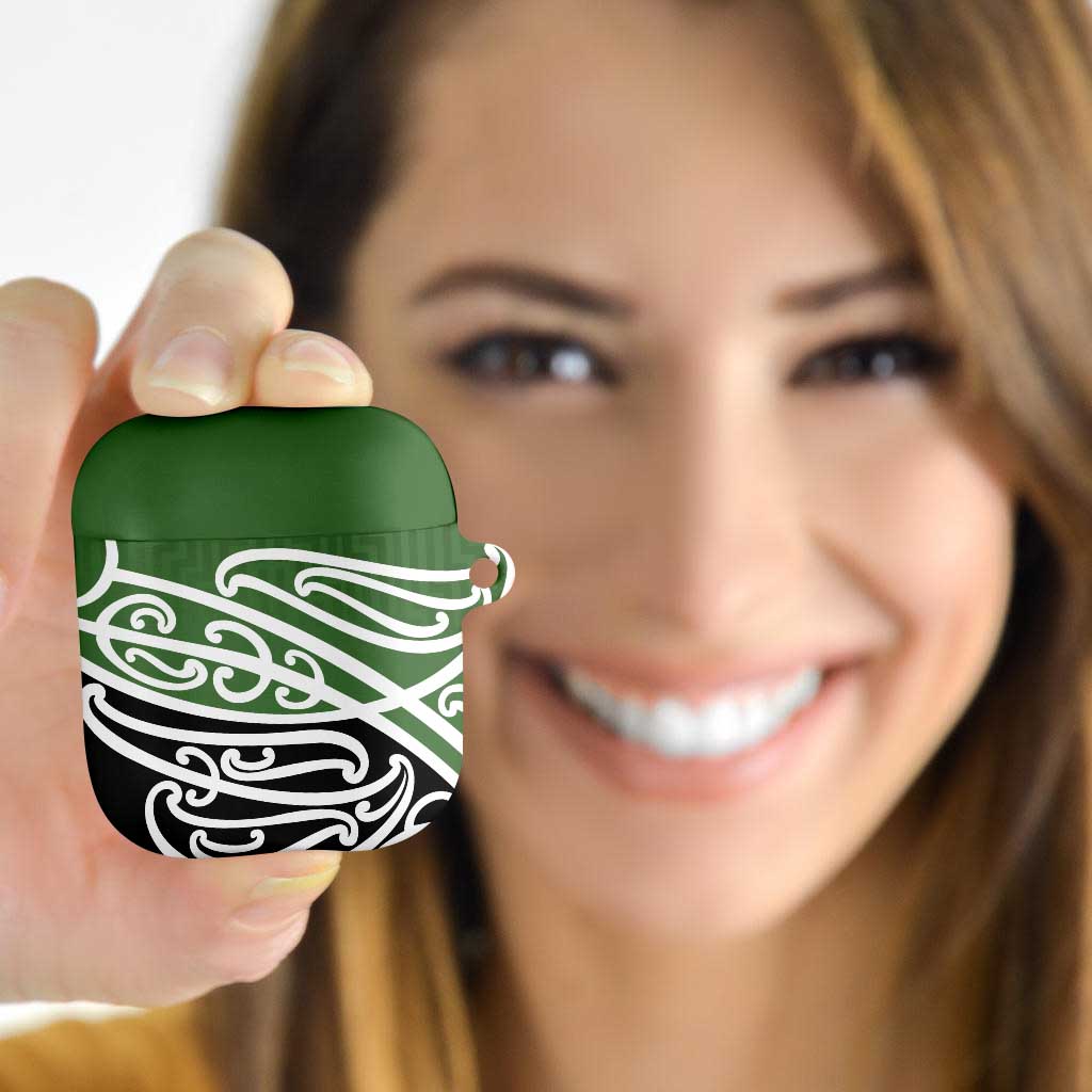Green Fern New Zealand Kowhai Ngutukak AirPods Case LT9 - Polynesian Pride
