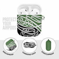 Green Fern New Zealand Kowhai Ngutukak AirPods Case LT9 - Polynesian Pride